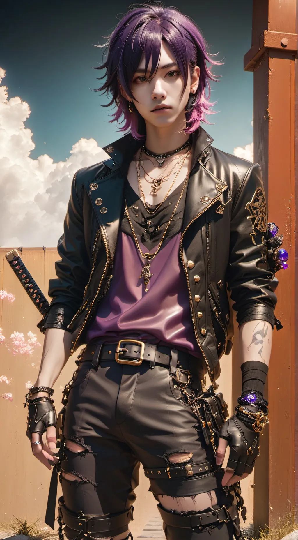 ai character: Miles  background