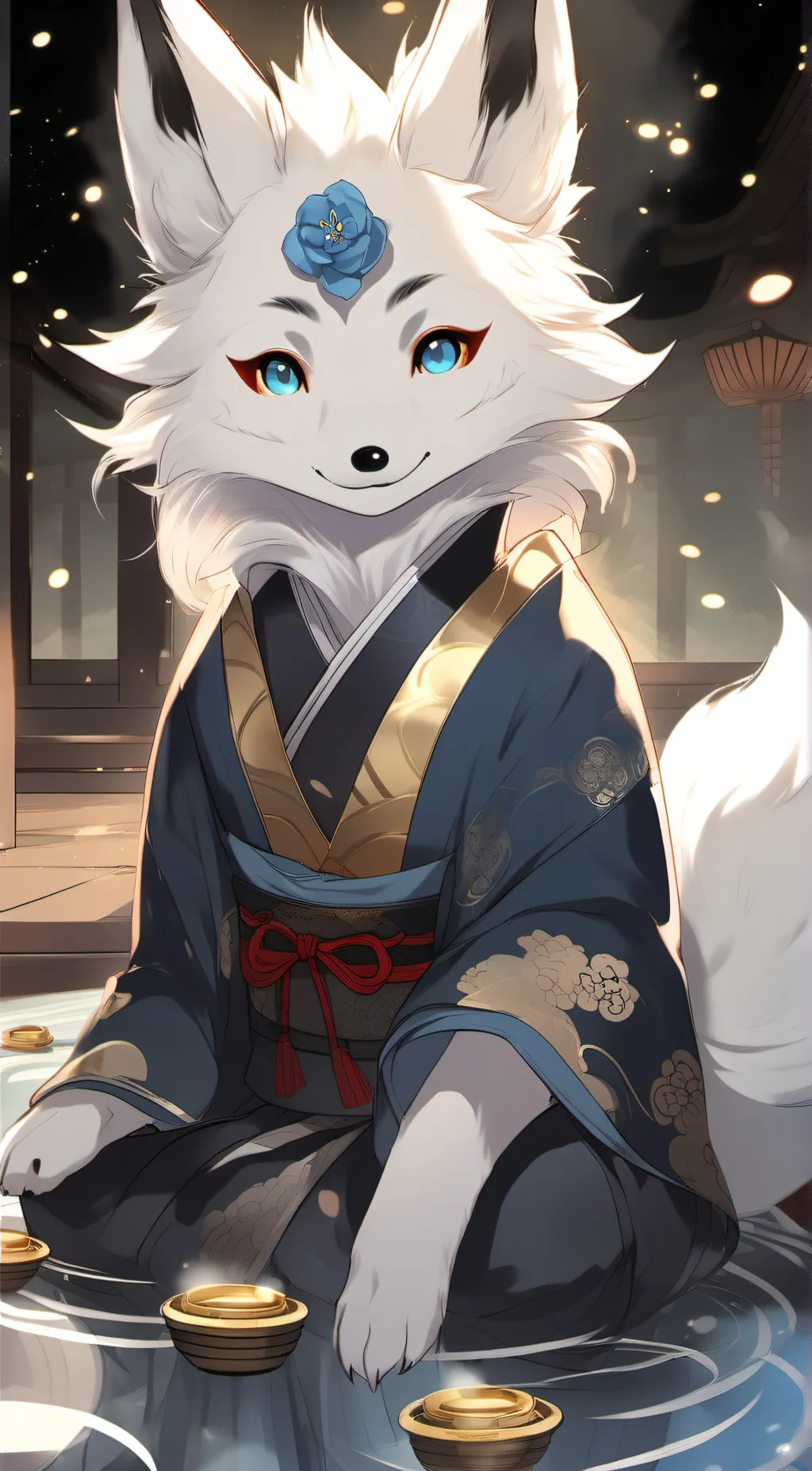 ai character: starfall background