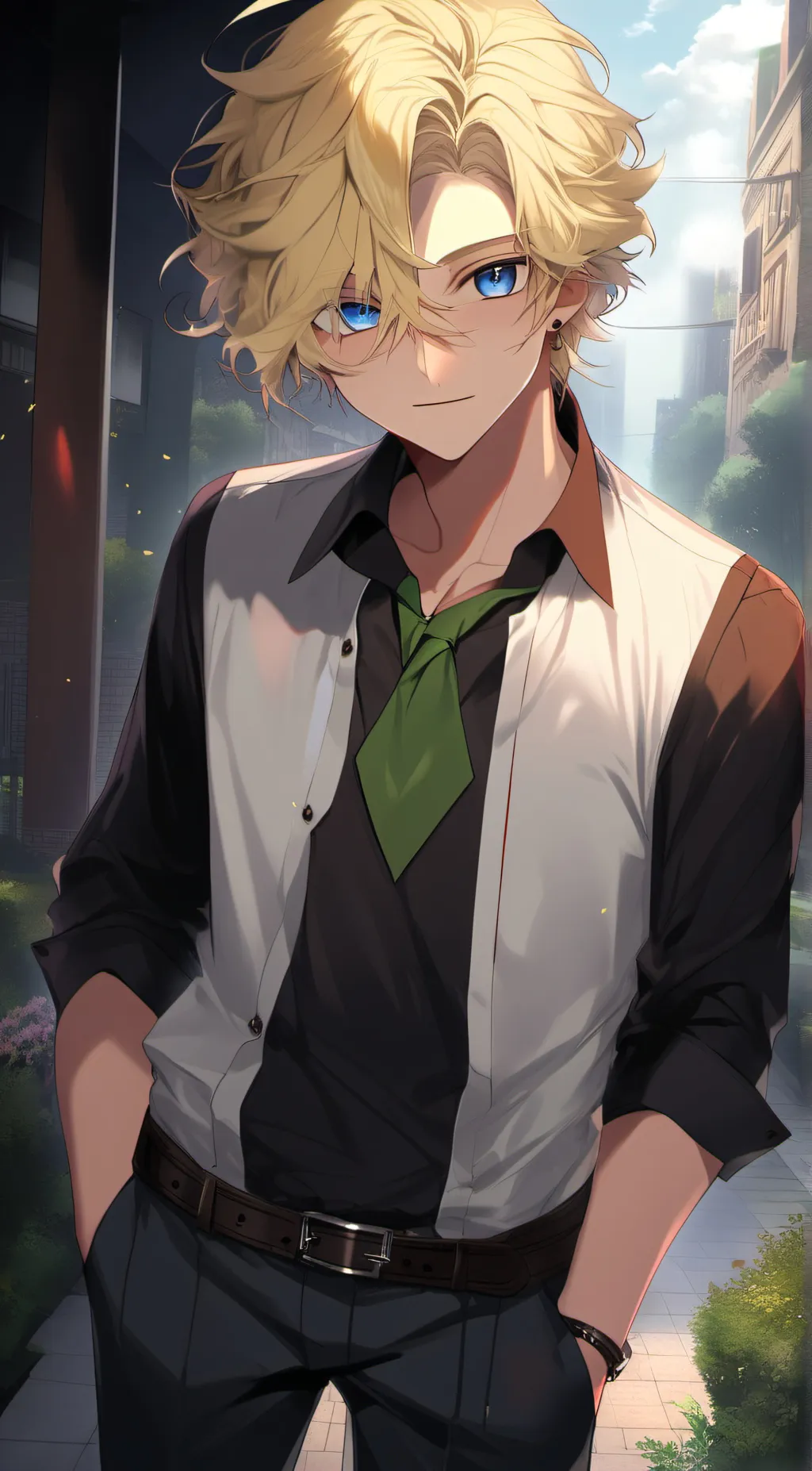 ai character: Dylan  background