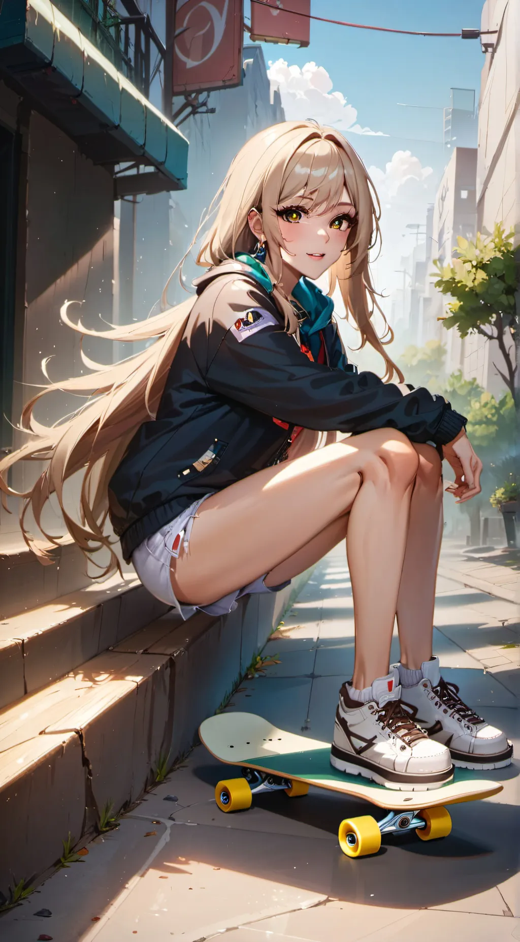 ai character: Serena background