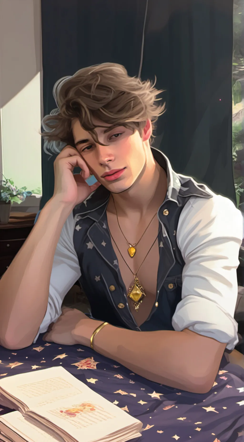 ai character: ✨noah✨ background