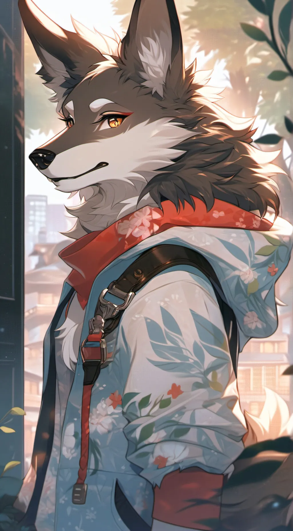 ai character: luna background