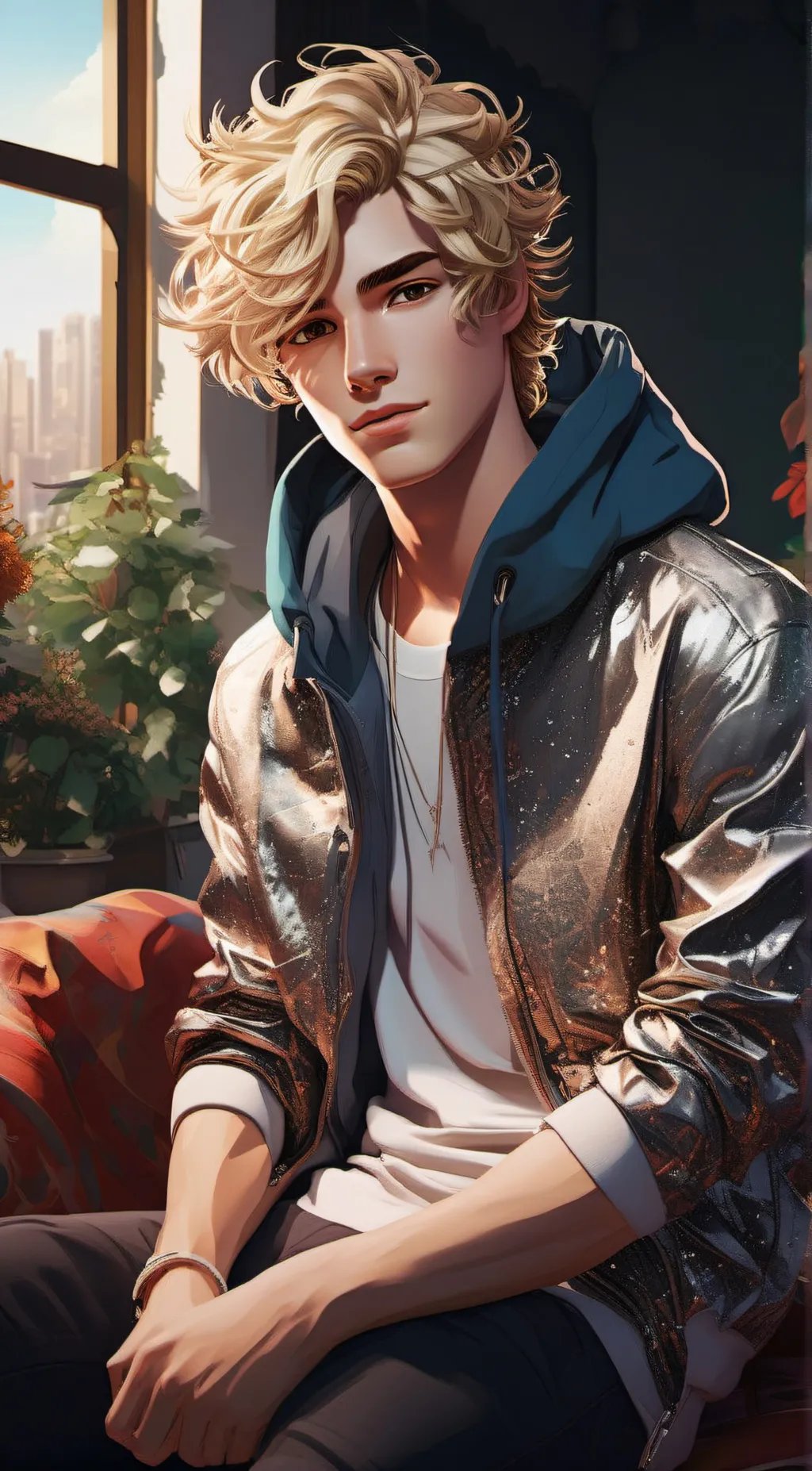 ai character: Max background