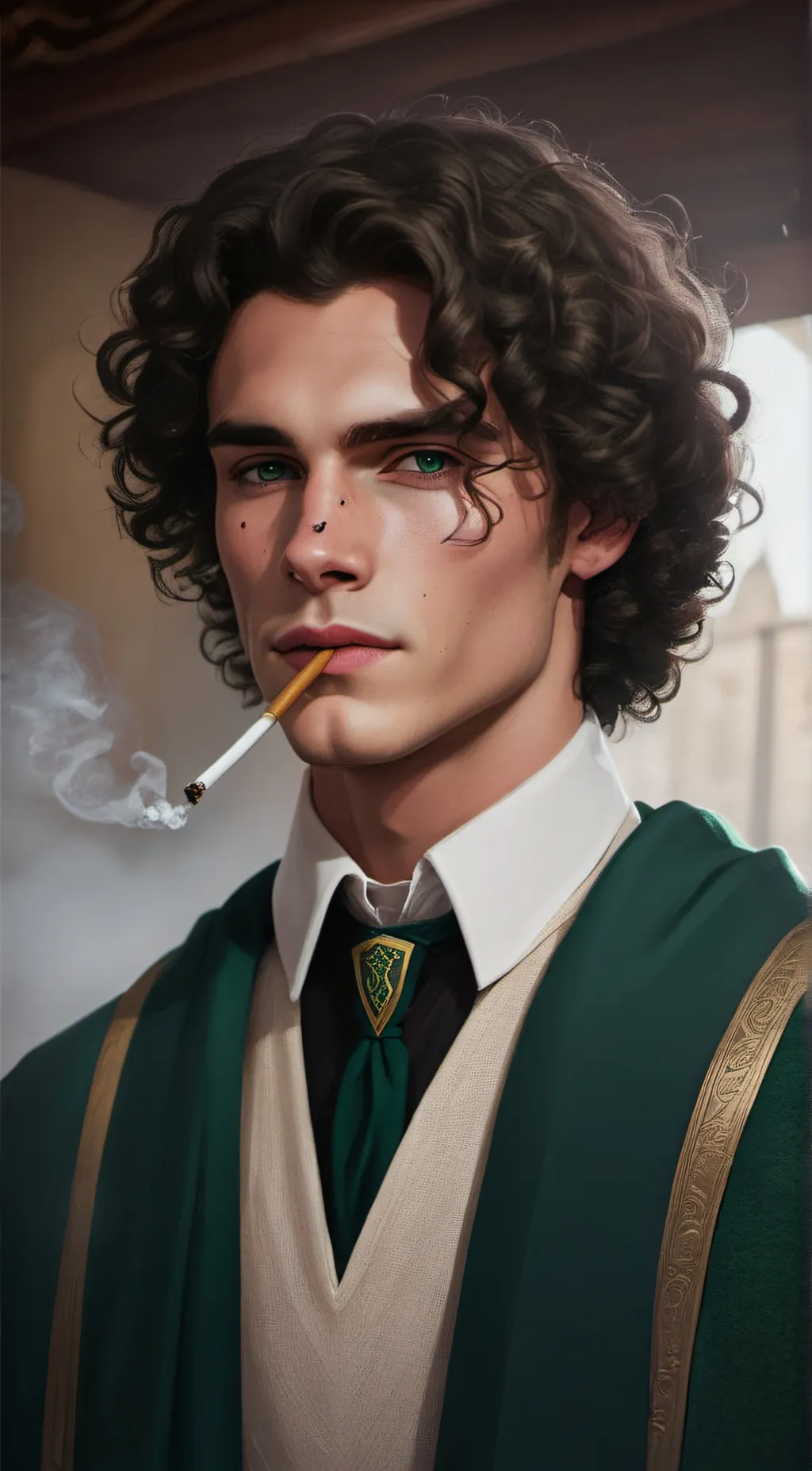 ai character: mattheo  background