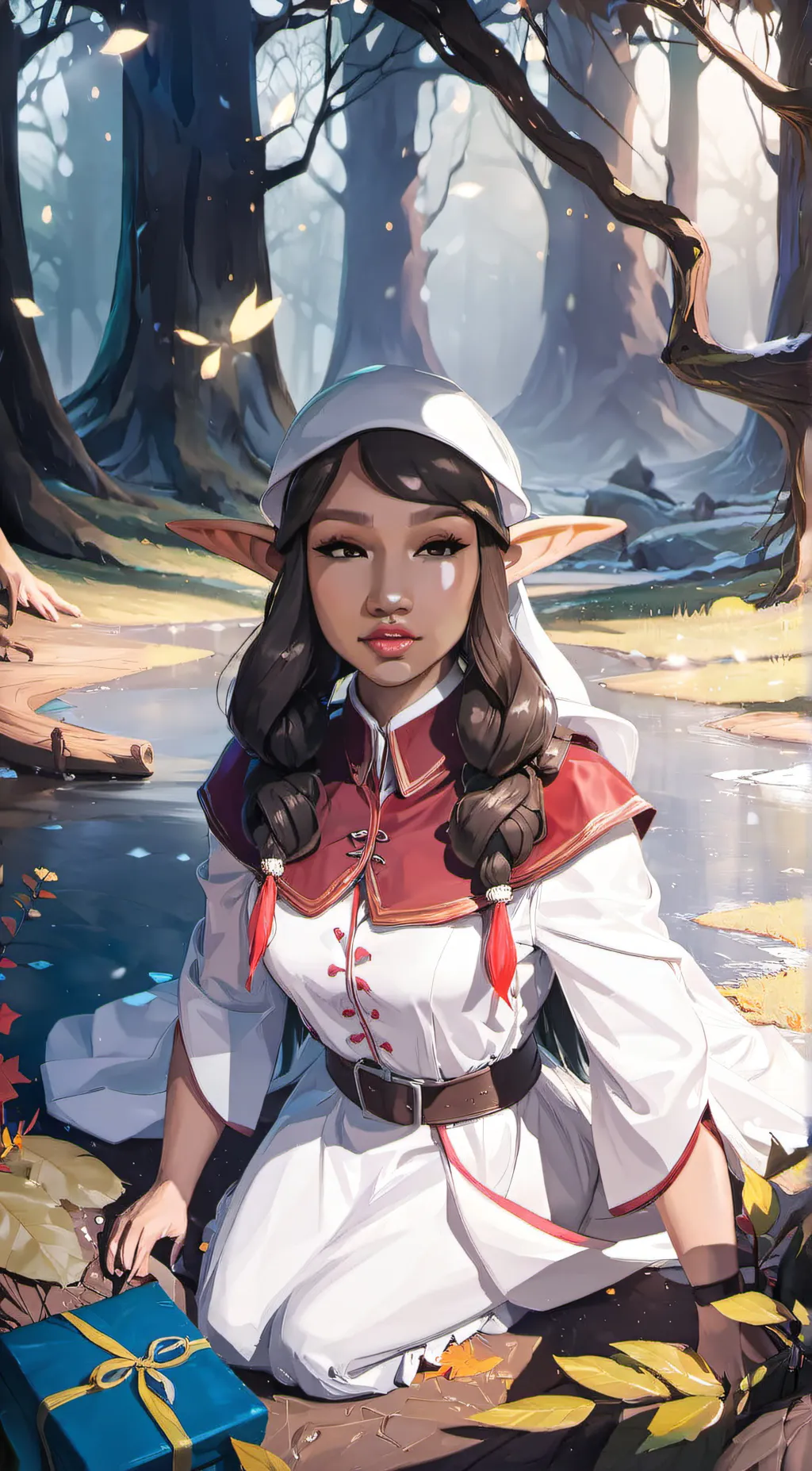 ai character: Lisa♥︎☁️ background