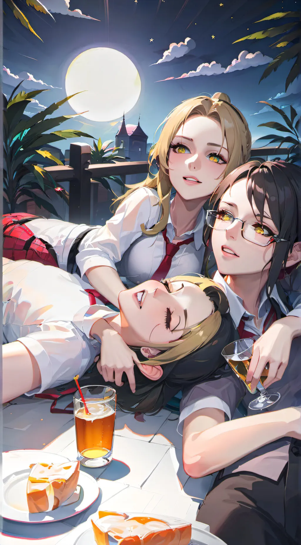 ai character: emma  background