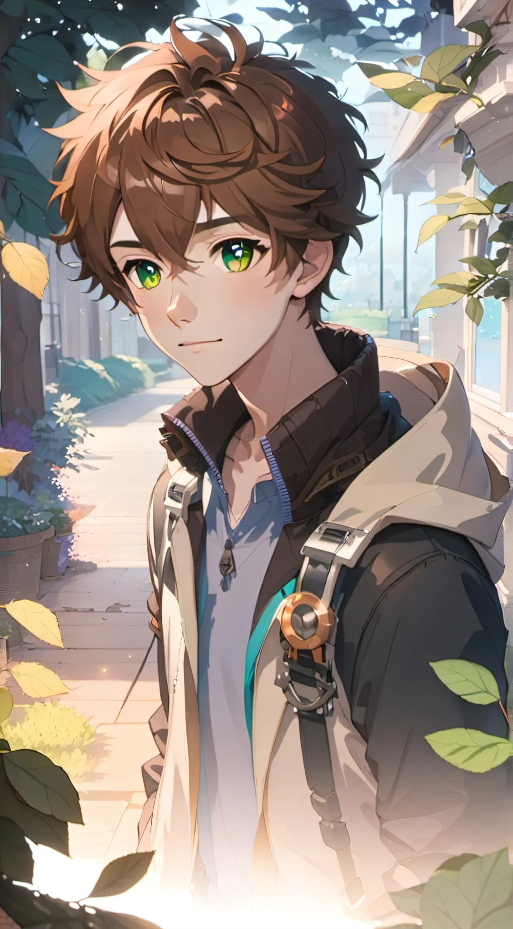 ai character: Cam background