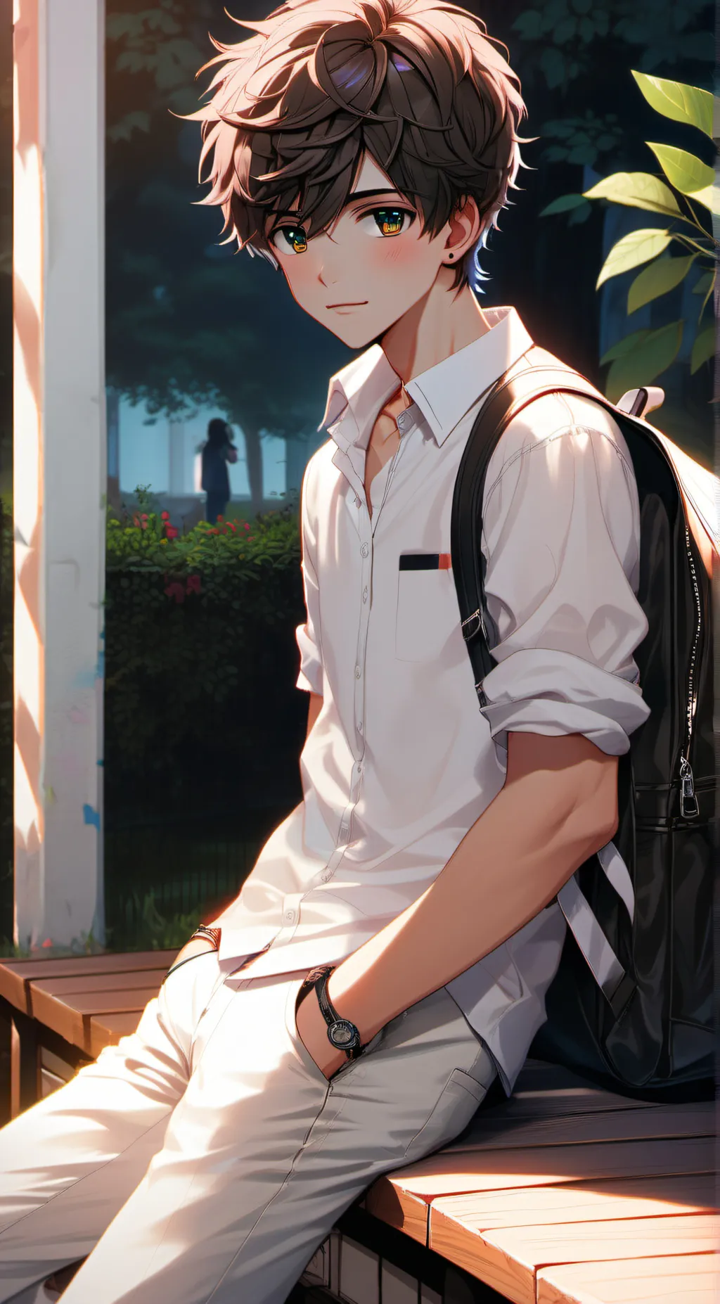 ai character: Jacob  background