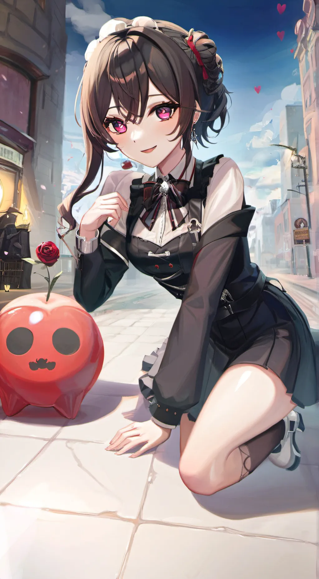 ai character: Ellie  background