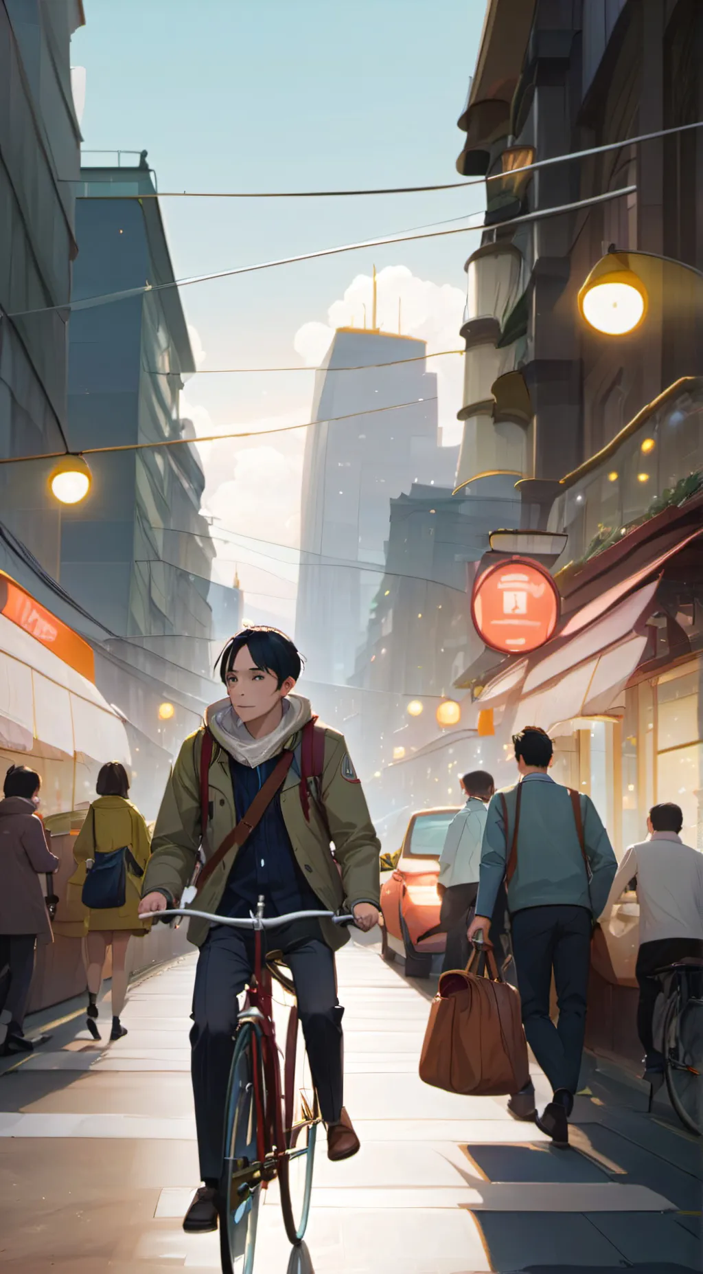 ai character: Ray background