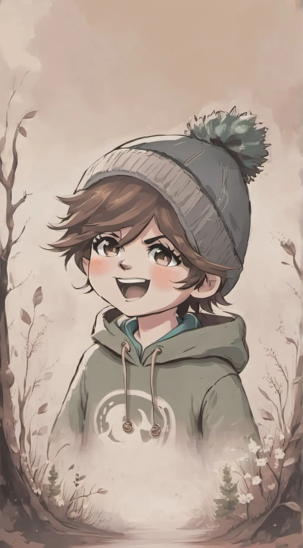 ai character: Baby Ezekiel tdi background