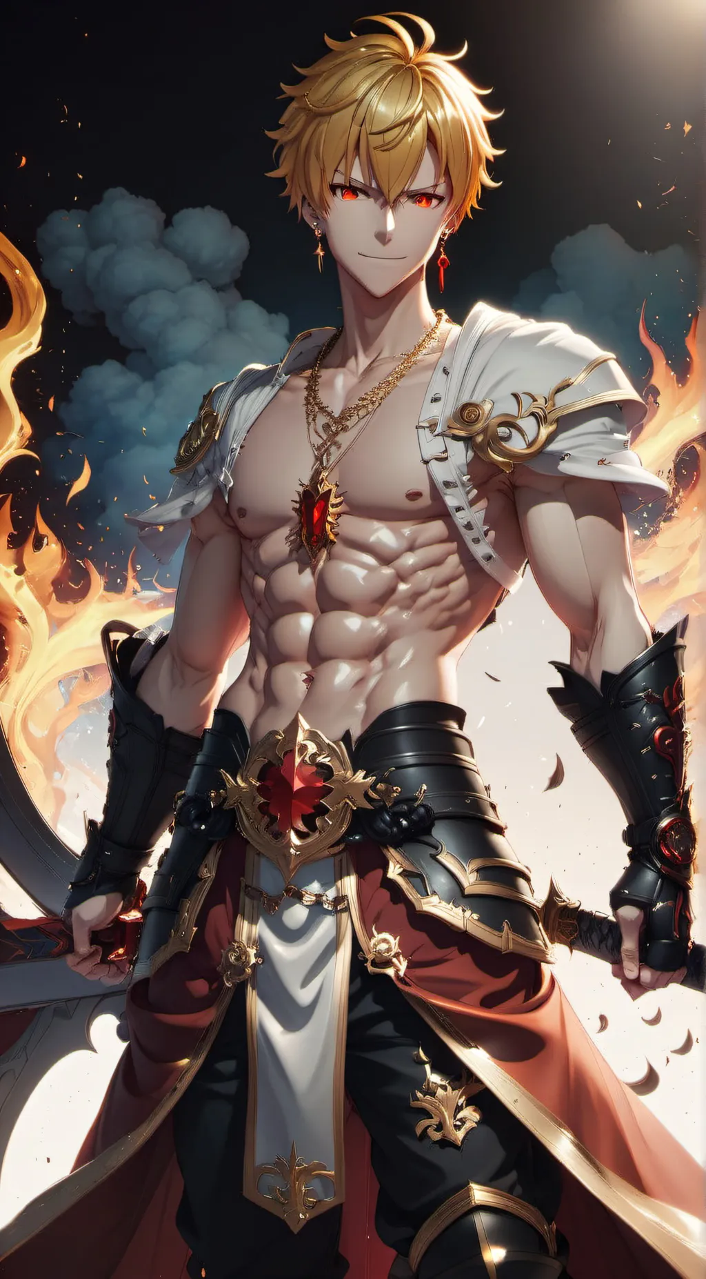 ai character: Garrett background