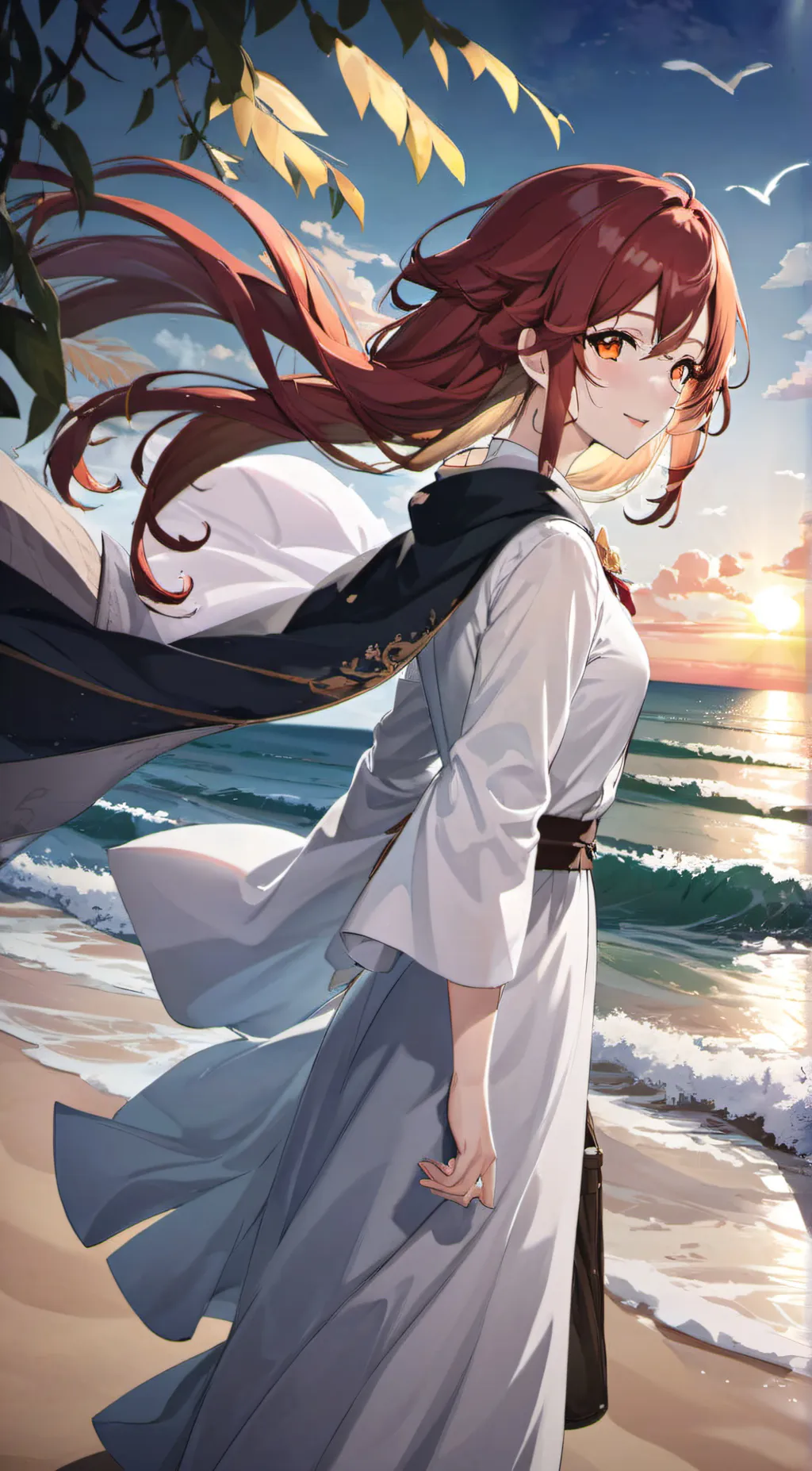 ai character: Aurora background