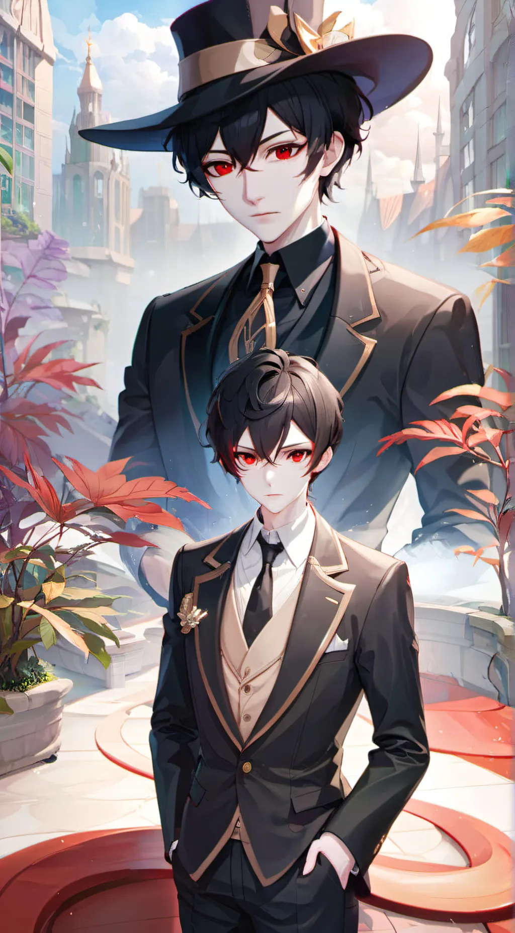 ai character: Muzan Kibitsuji background