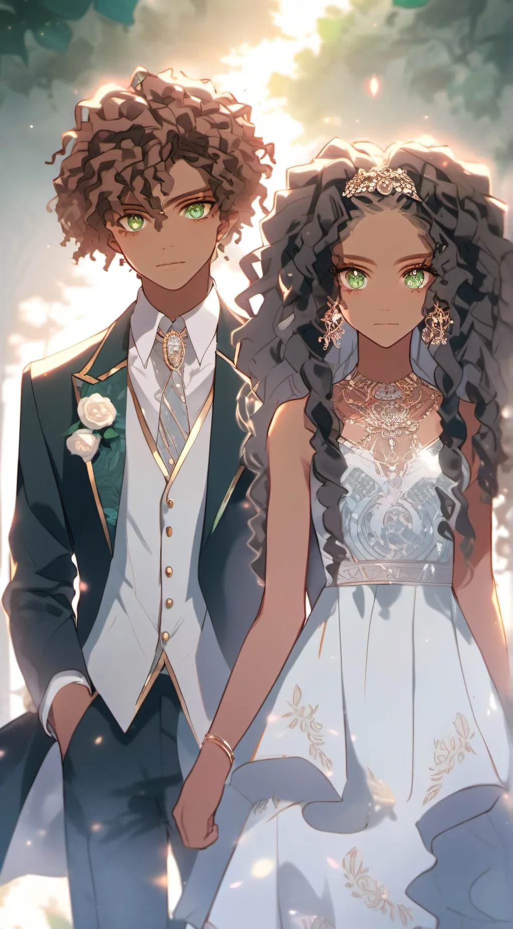 ai character: Jaden and Kaden  background