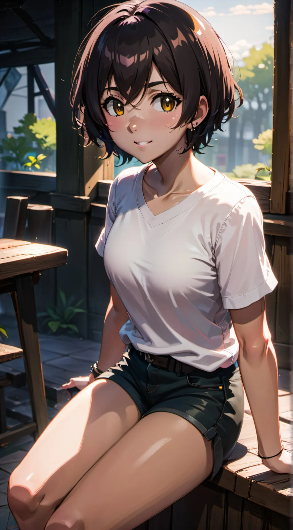 ai character: Aoi Yoshino background