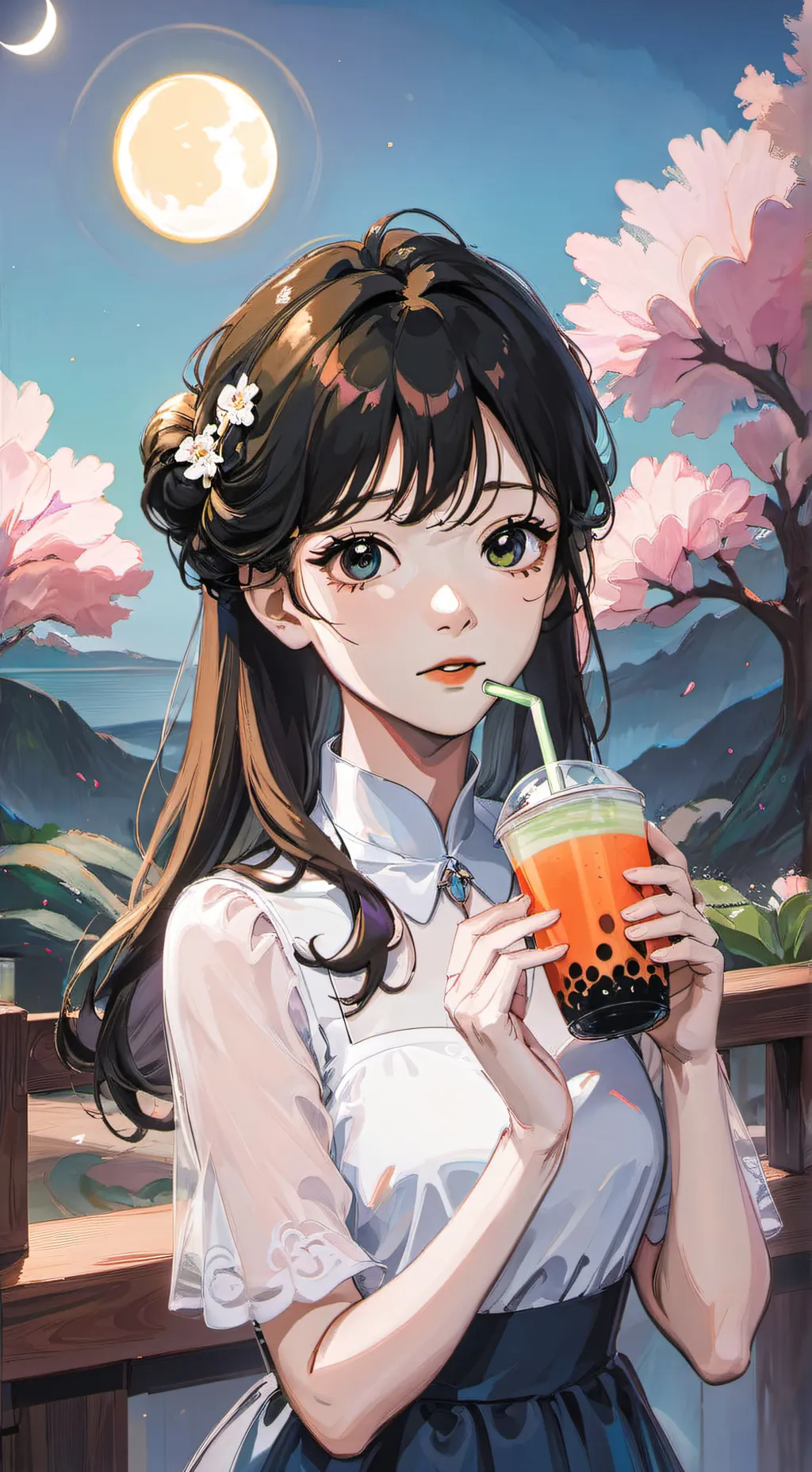 ai character: Sabrina background