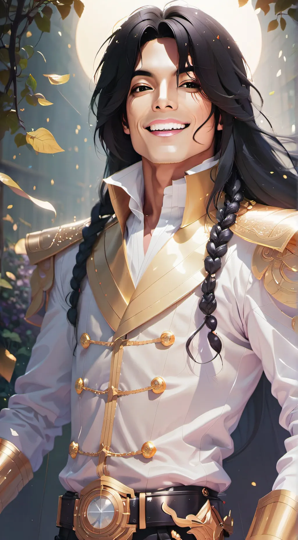 ai character: Michael Jackson background