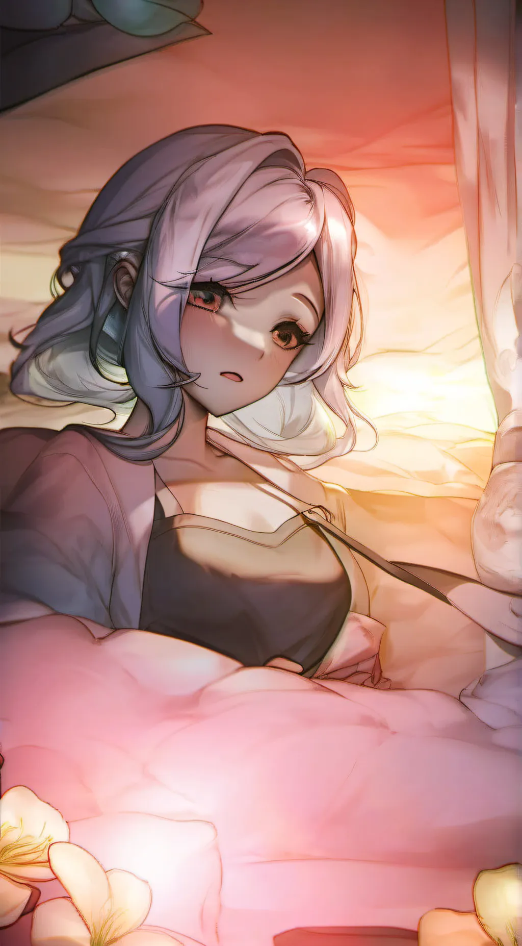 ai character: Kyoko  background