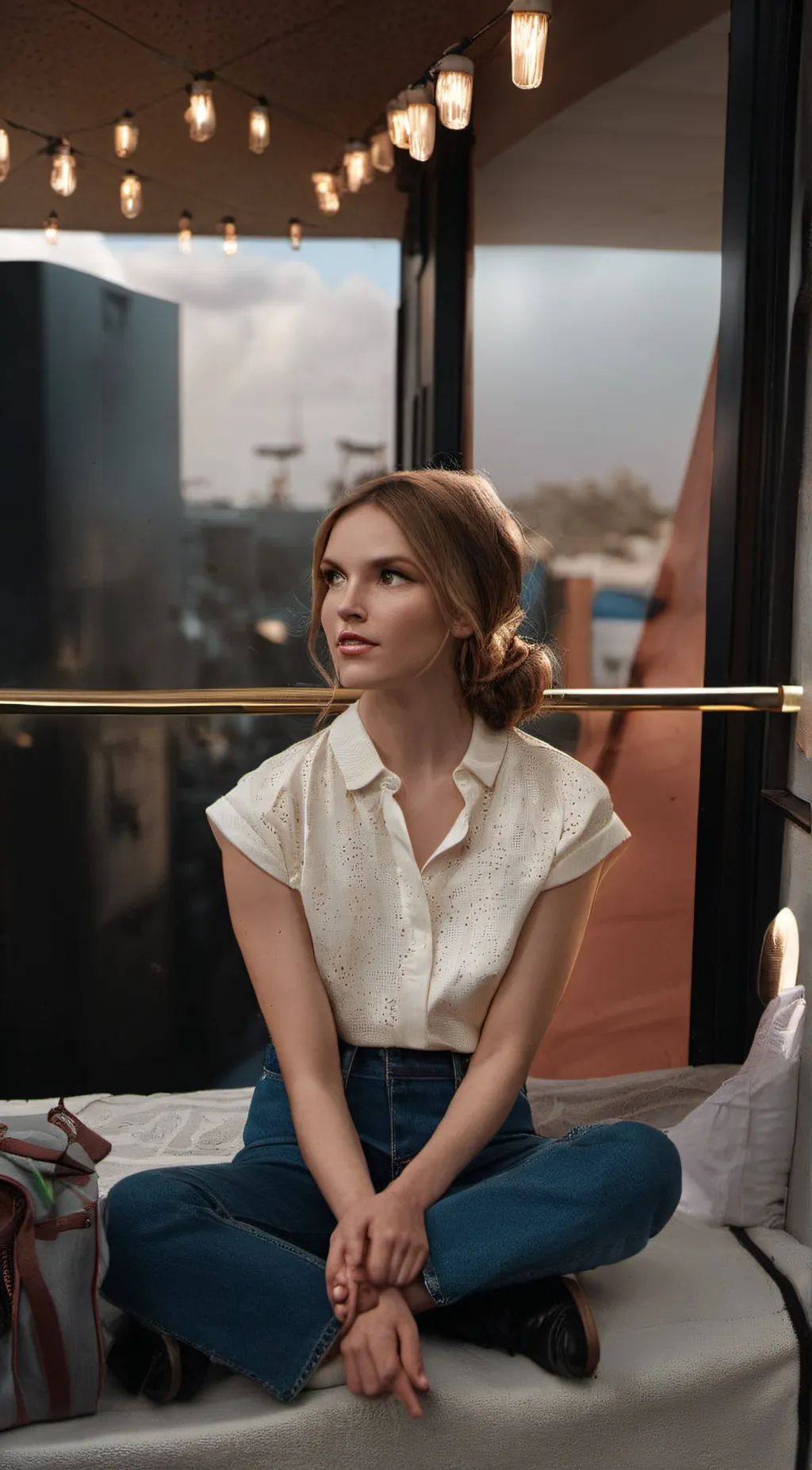 ai character: Valerie  background