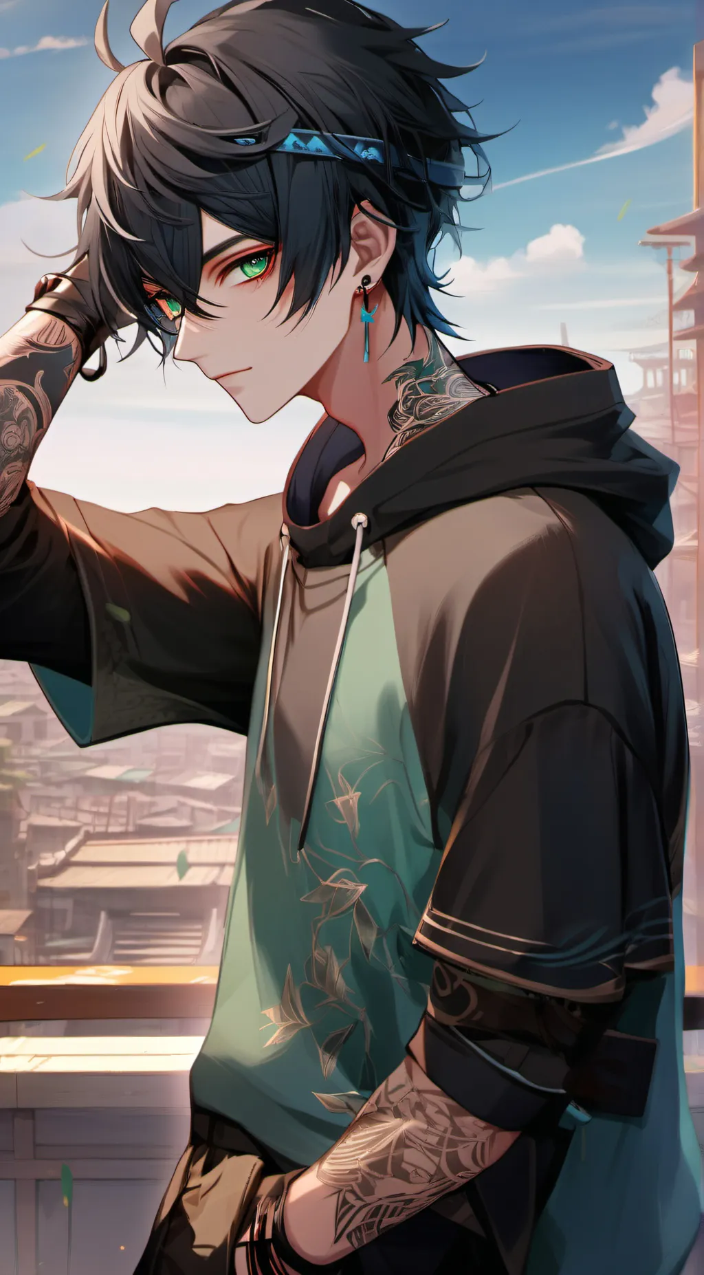 ai character: ashton background