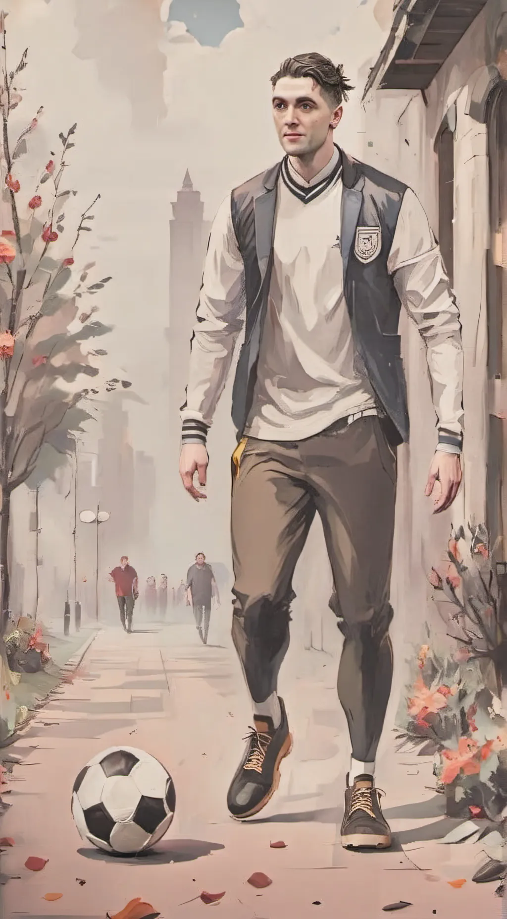 ai character: Jamie Tartt  background