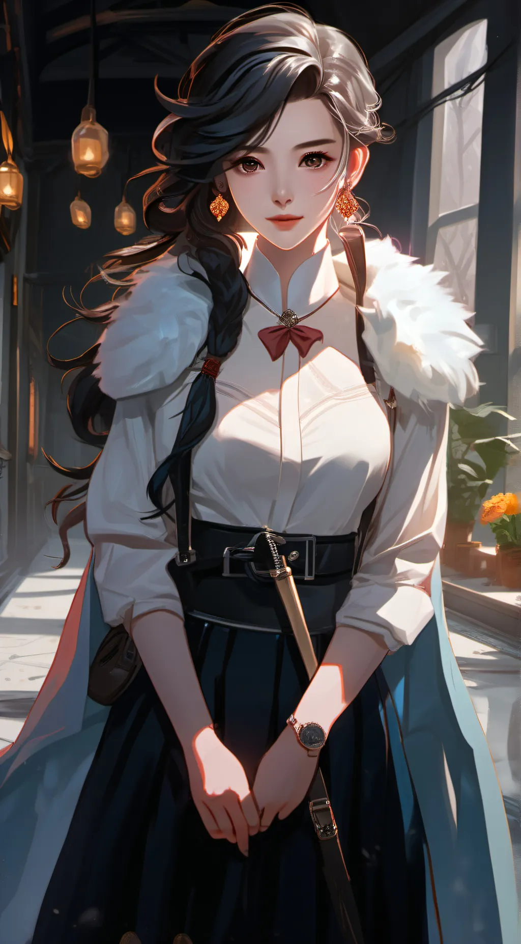 ai character: Michiana Shores  background