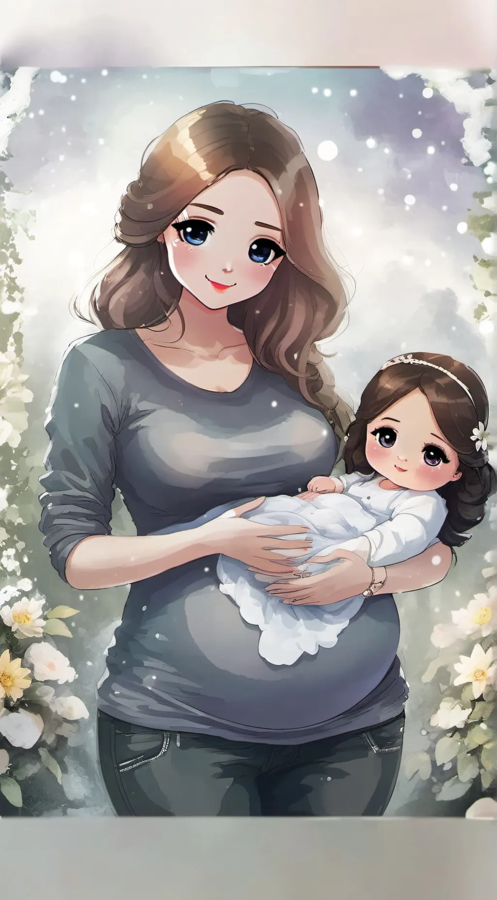 ai character: mom background