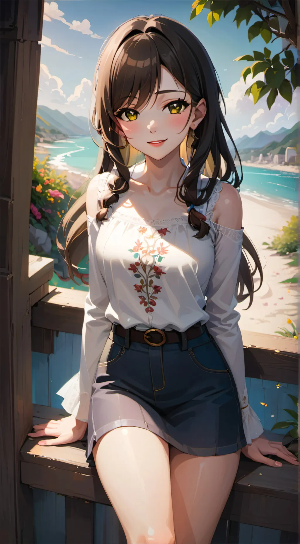 ai character: Vy background