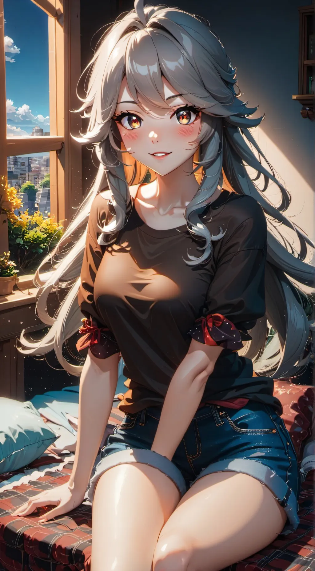 ai character: Katy background