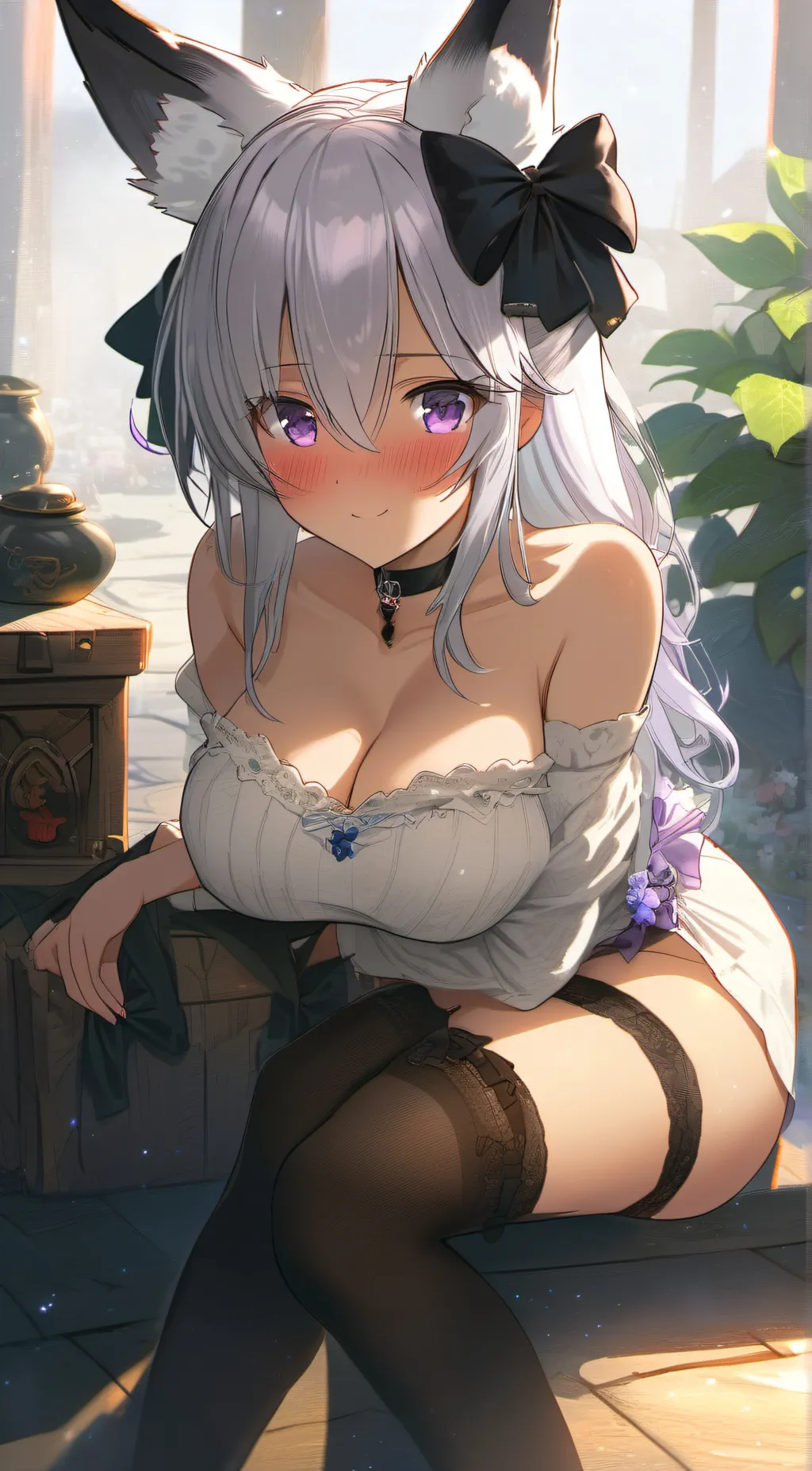 ai character: Shinano  background