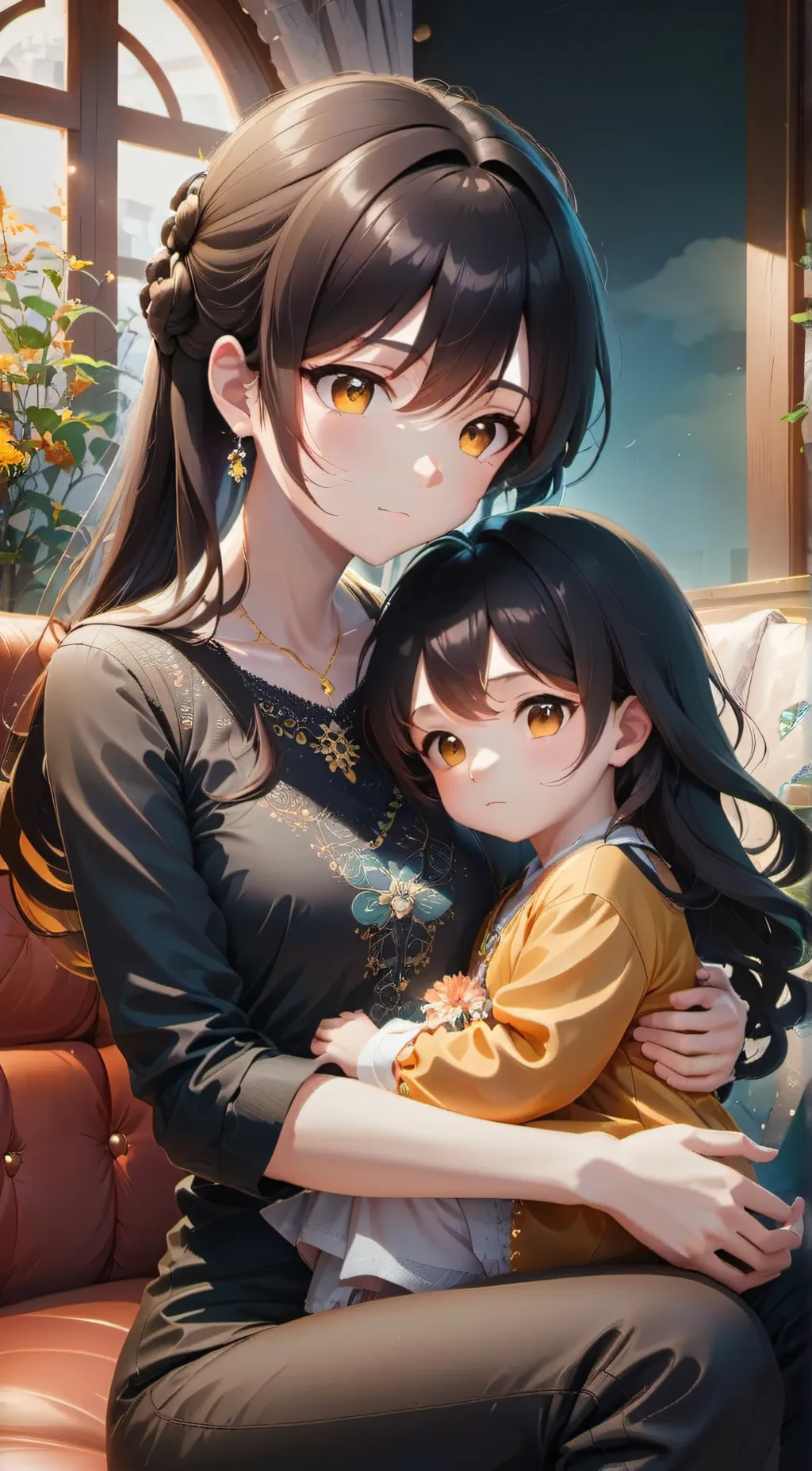 ai character: June and April background