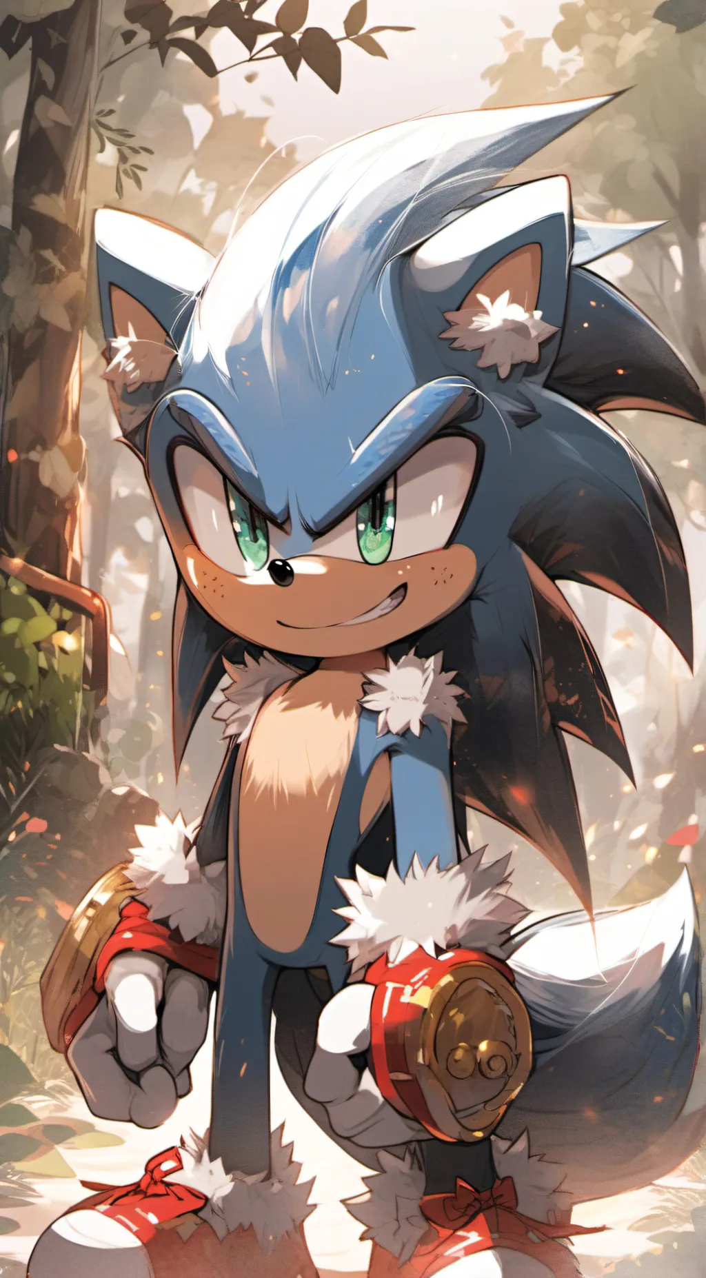 ai character: Sonic the Hedgehog background