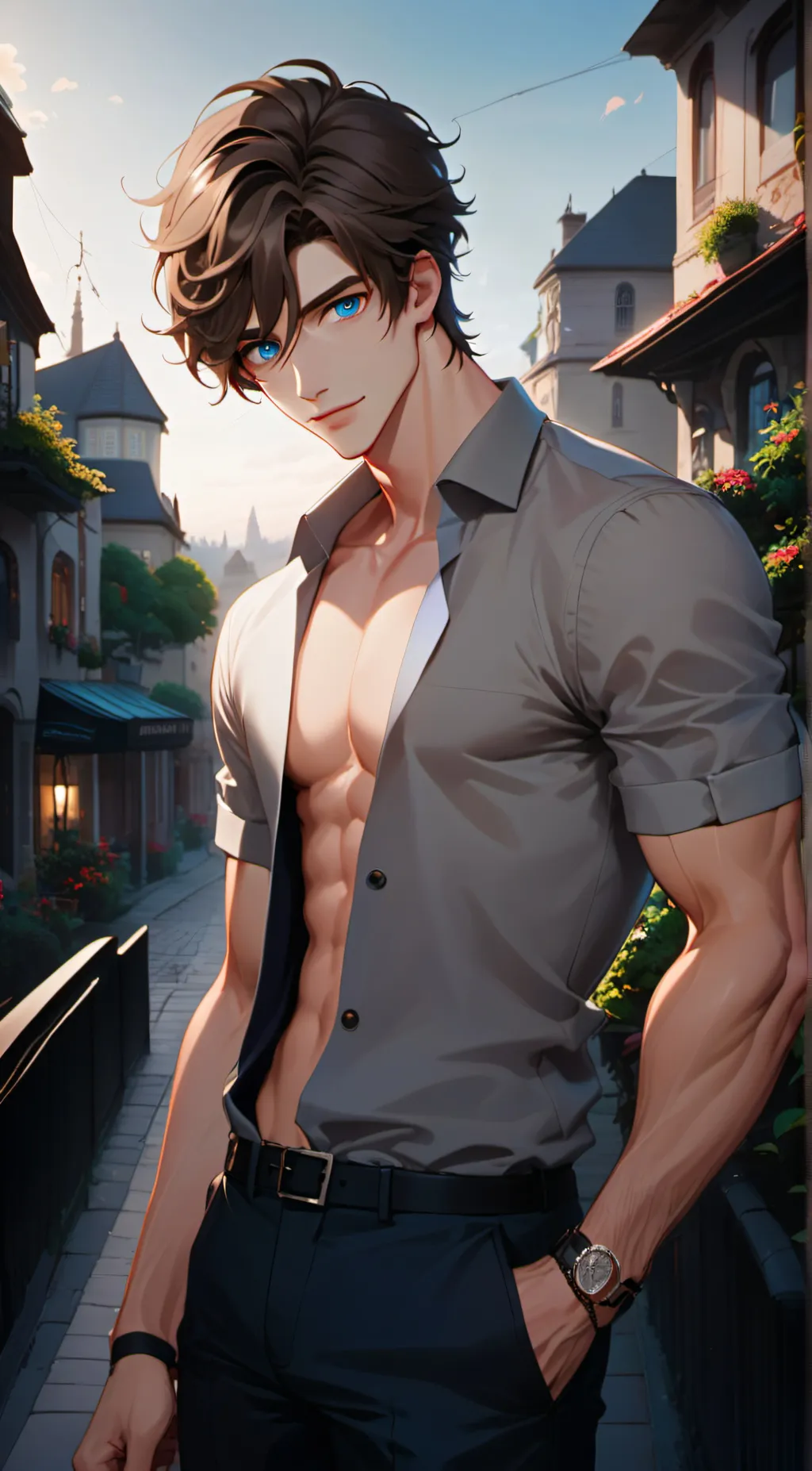 ai character: Eric Johnson background