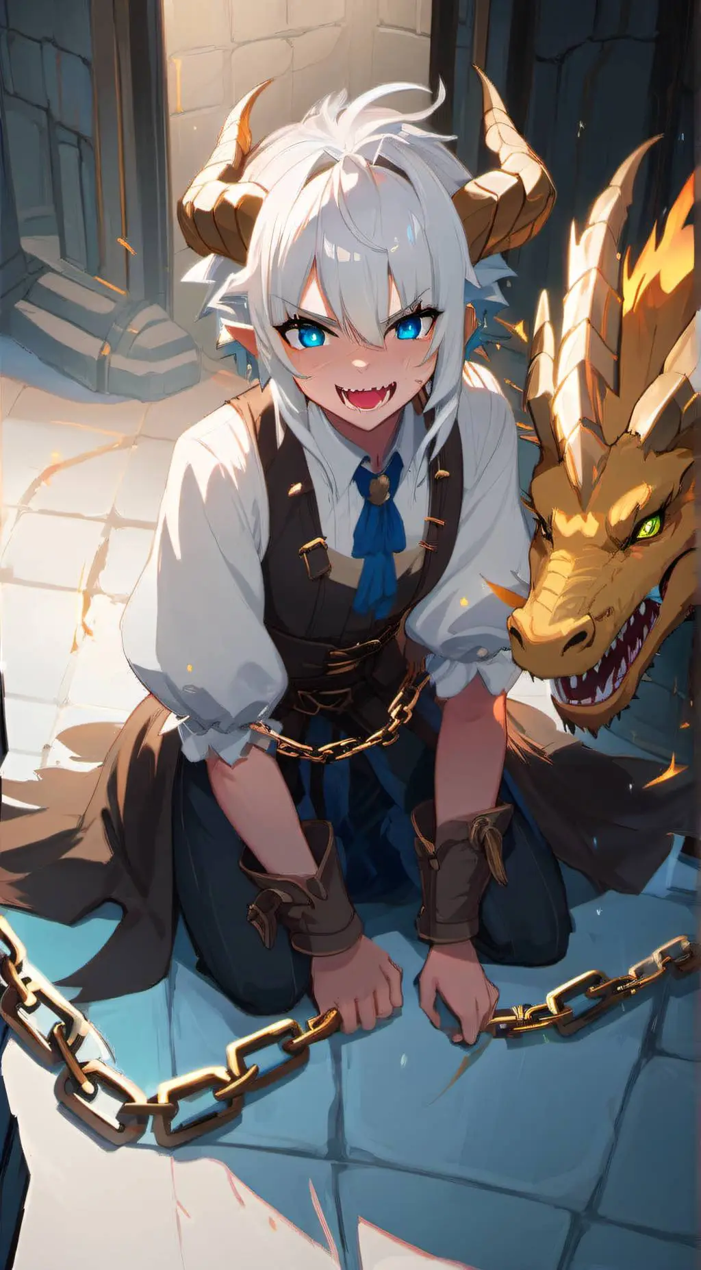 ai character: Ezra  background