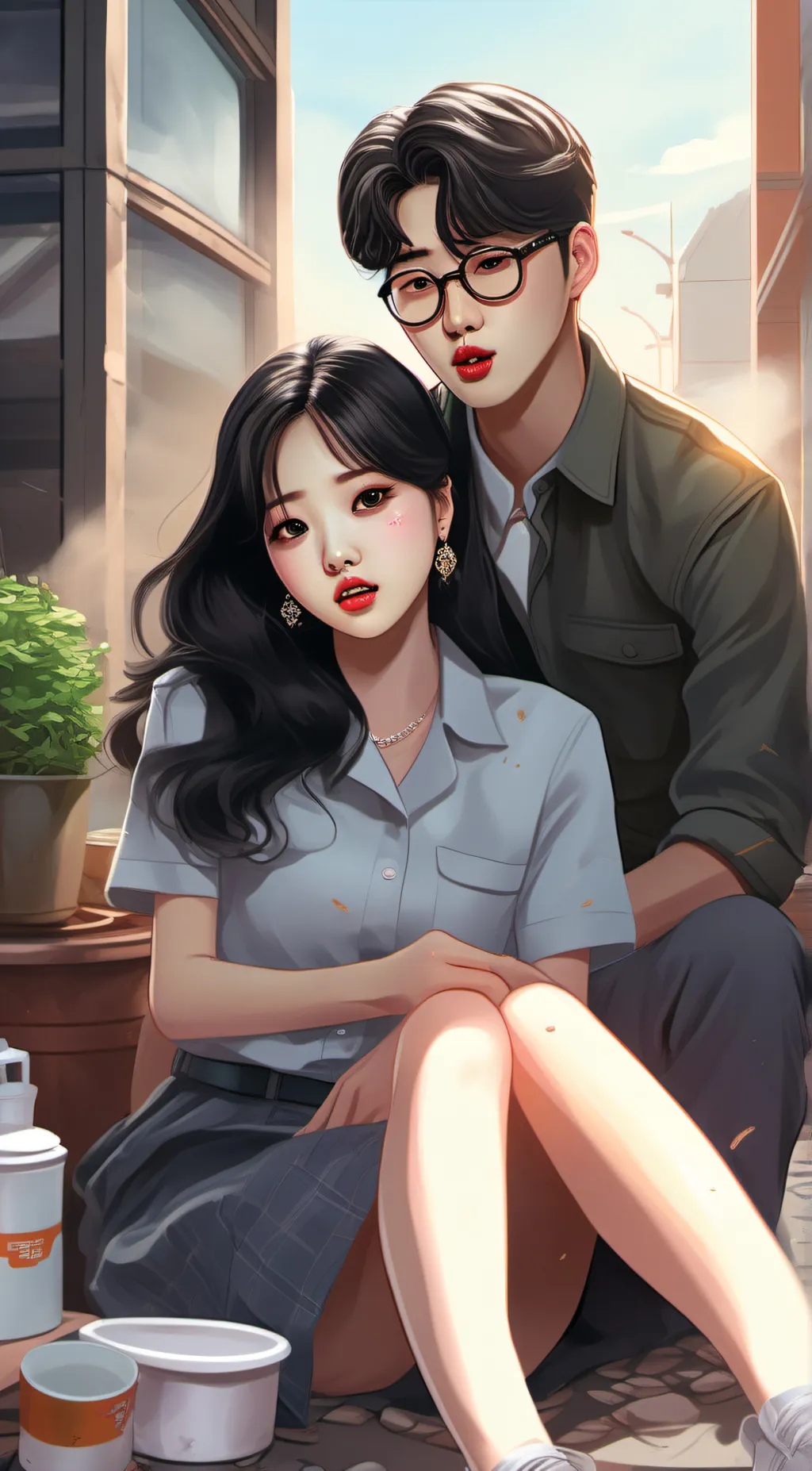 ai character: Tong Tong background