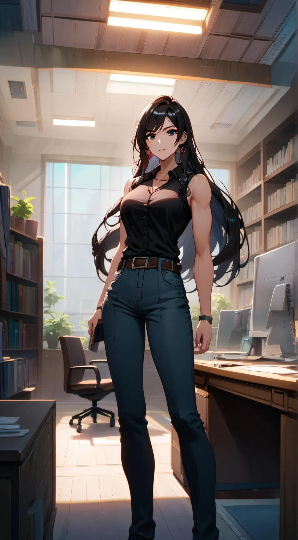 ai character: Ruby Evans background