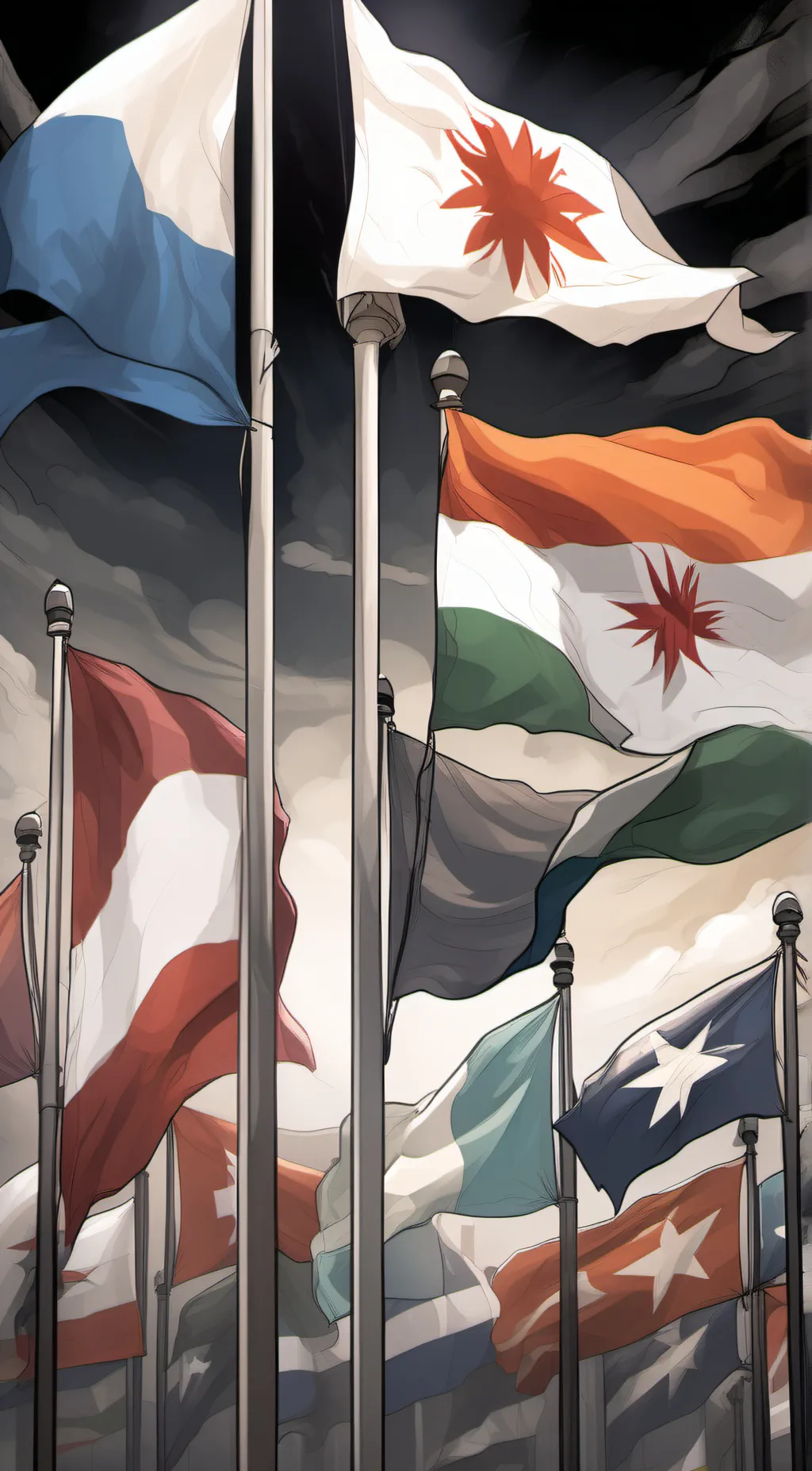 ai character: Countryhumans  background