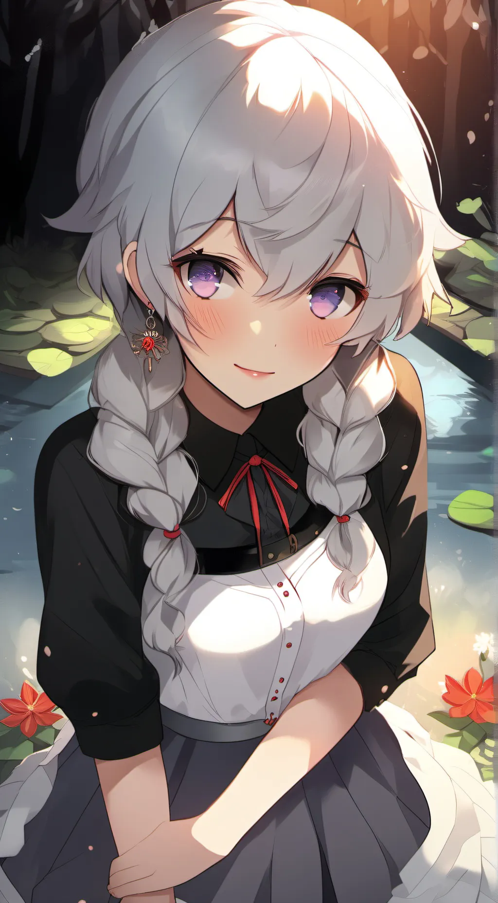 ai character: Digital  background