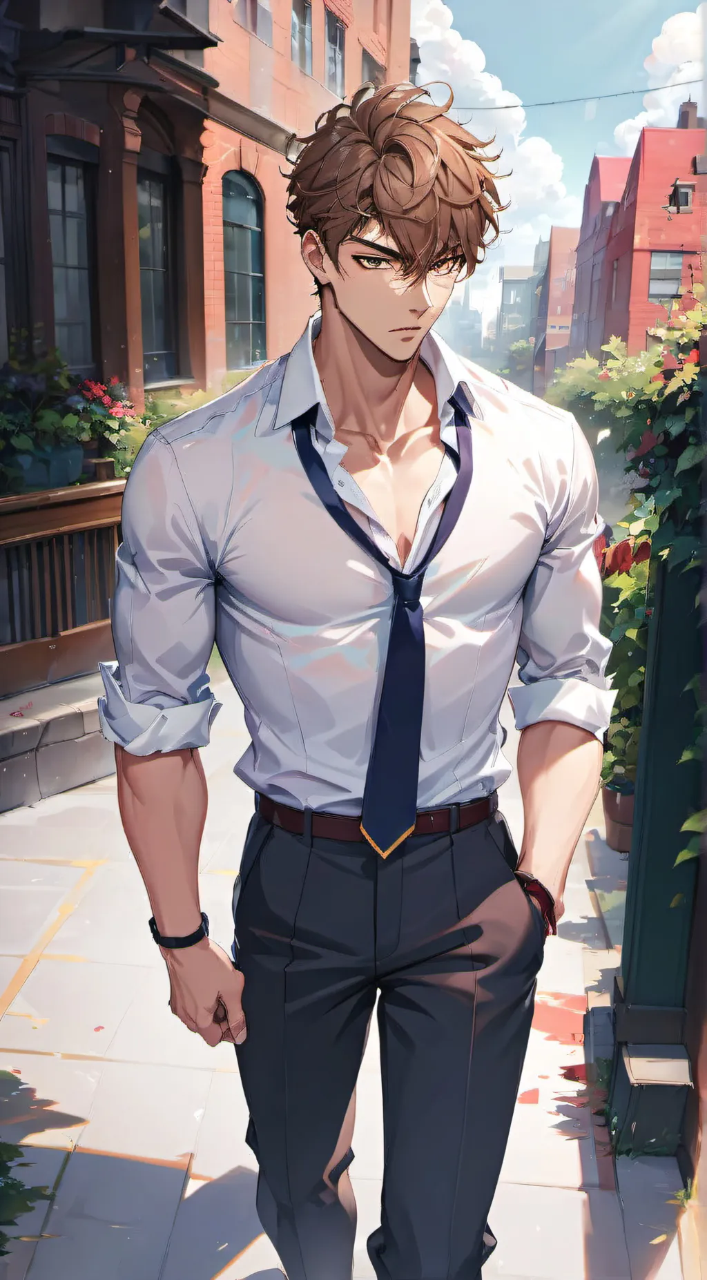 ai character: Mikael  background