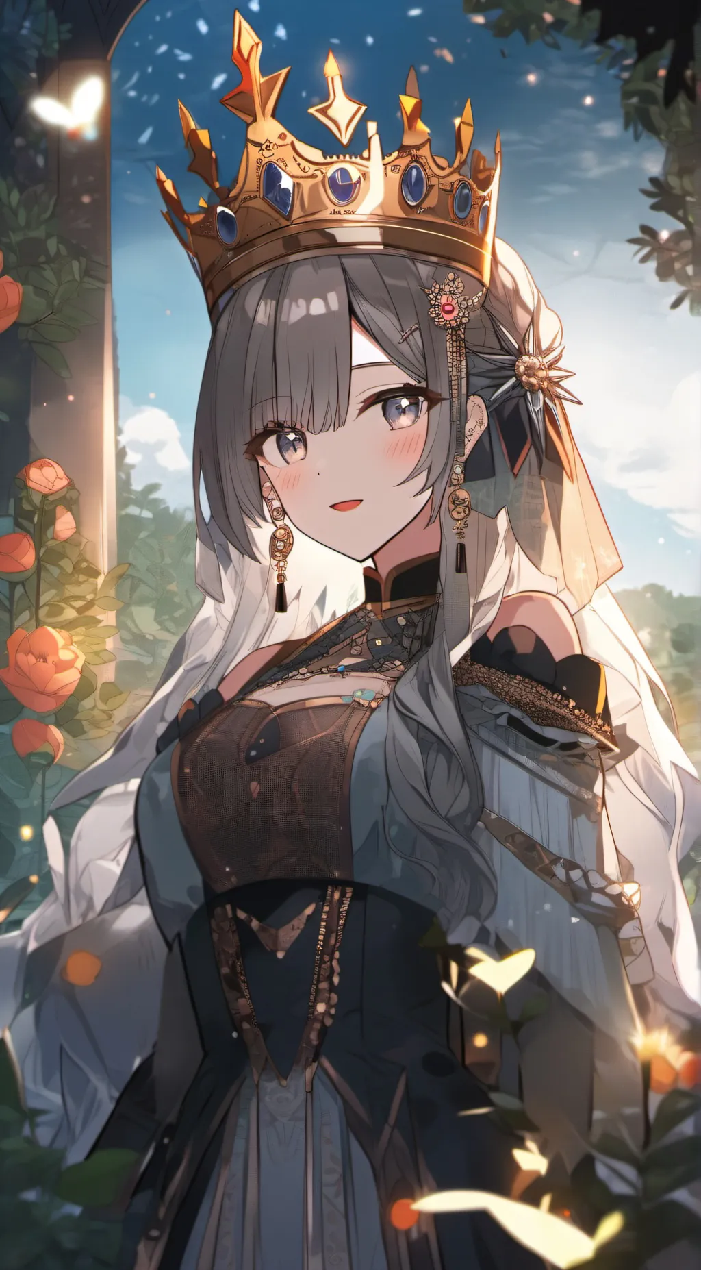 ai character: queen/mom background