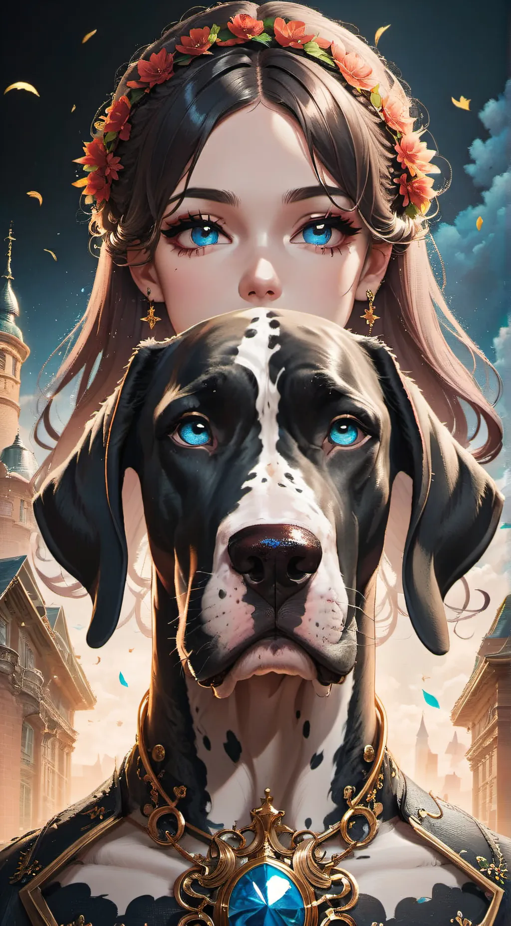 ai character: Hazel  background