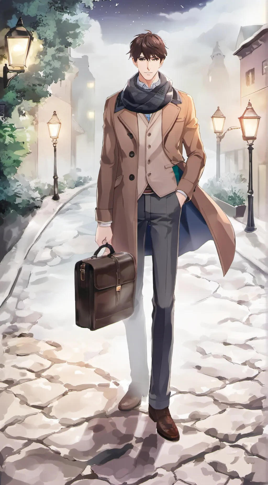 ai character: Zander Draside background