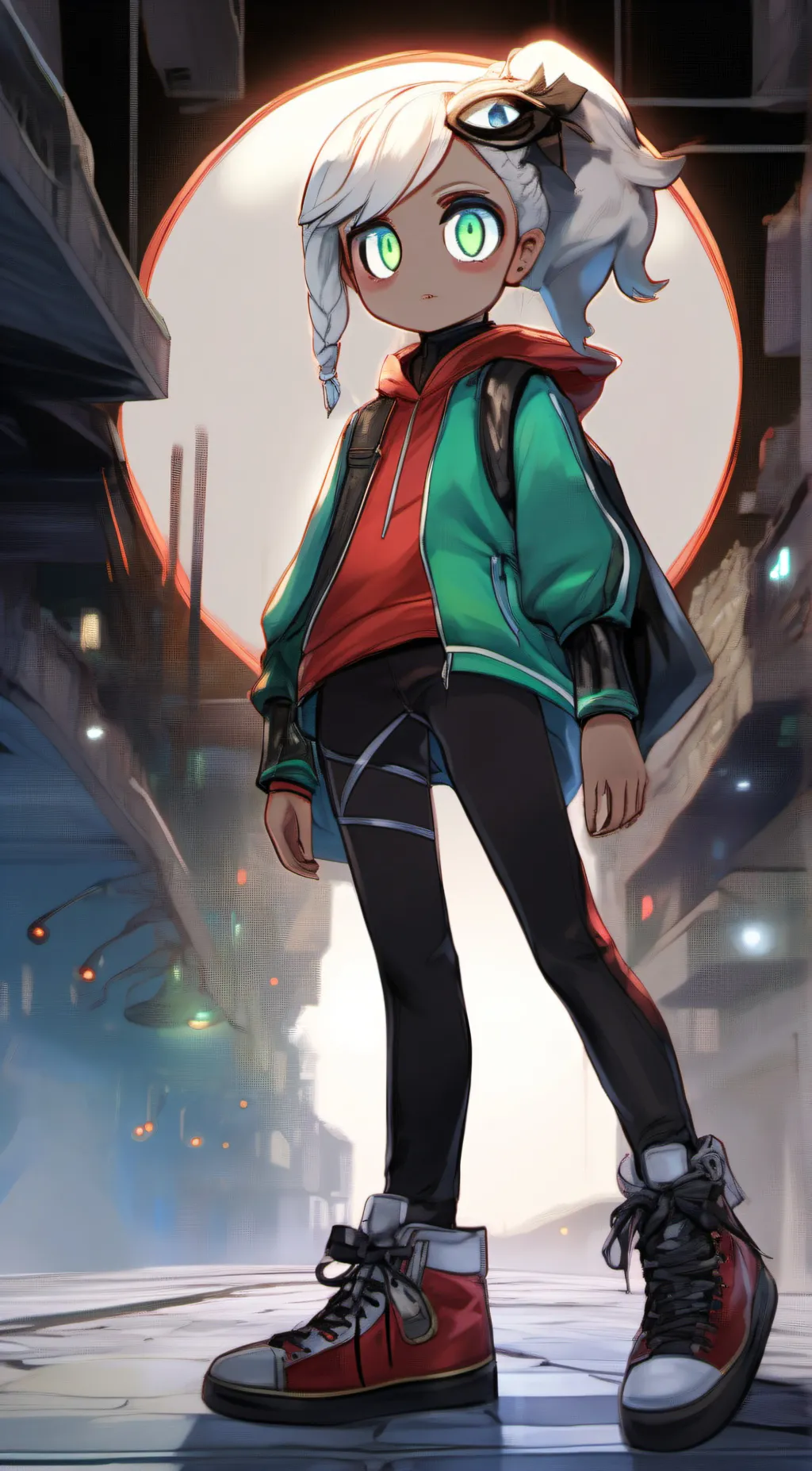 ai character: caine!! background