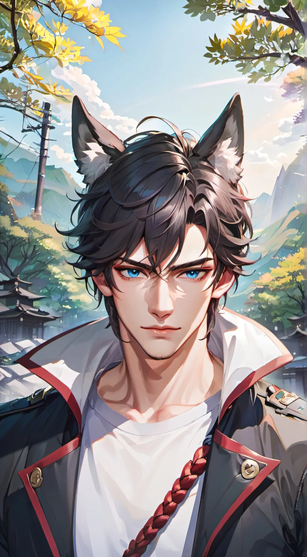 ai character: Dark Hunt Moonhowl background