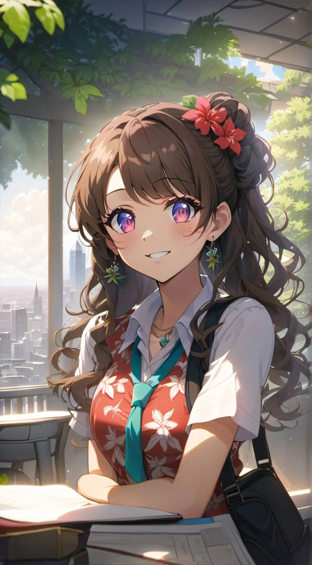 ai character: Sophia￼ background