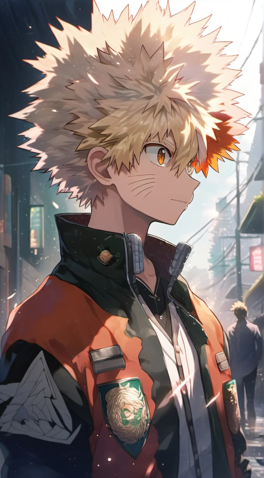 ai character: bakugo background