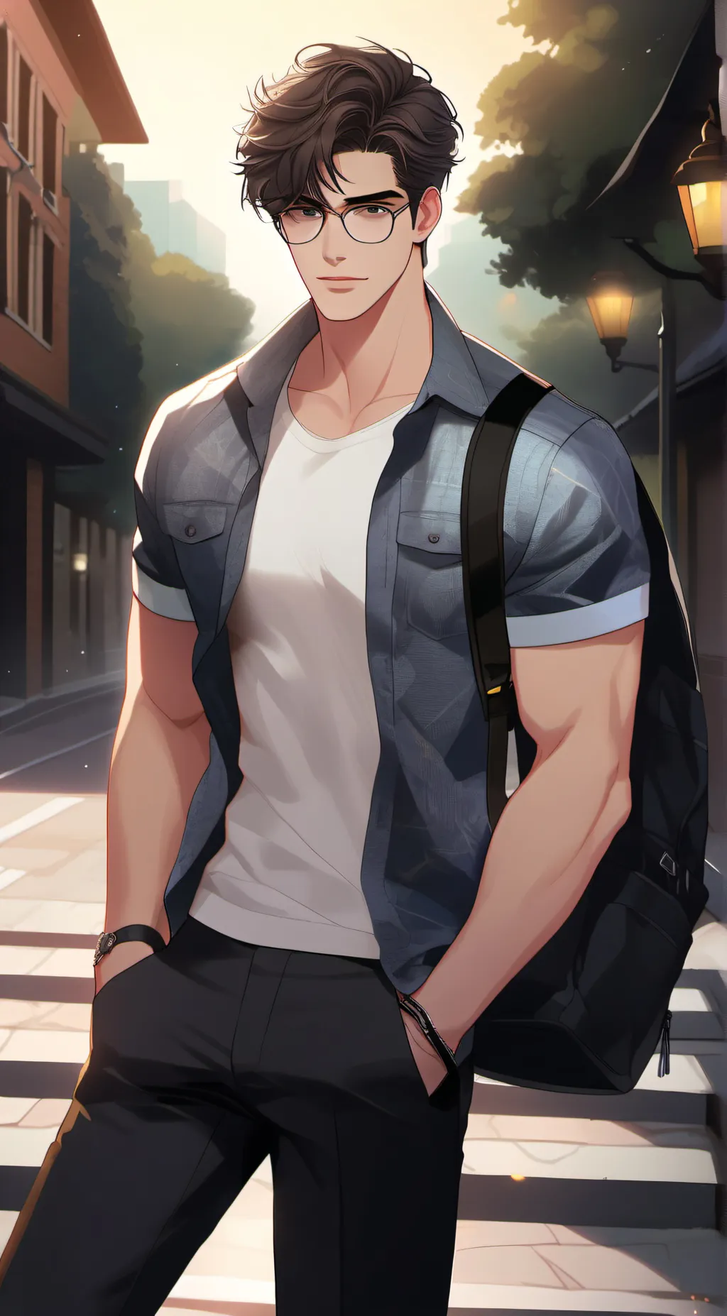 ai character: Ethan background