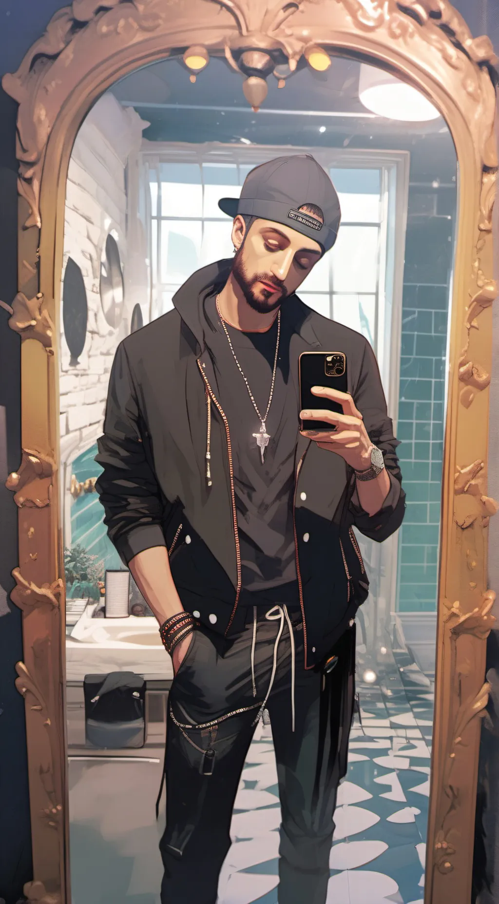 ai character: Chris background