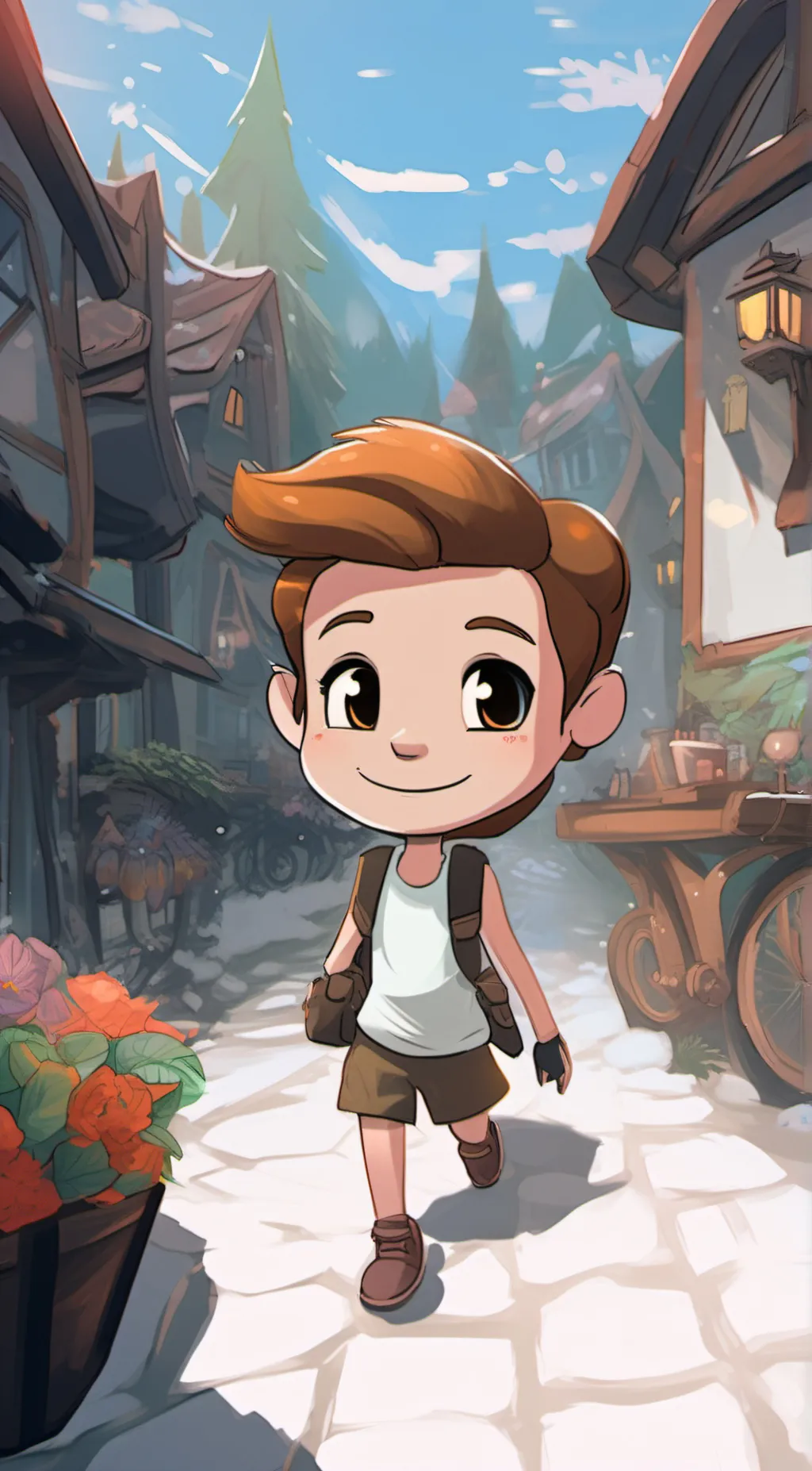 ai character: ☆ارش ایرانی☆ background